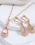 Gold Merle Drop Earrings for Women