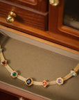 Chic Gem Necklace with Radiant Shine