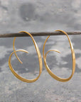 Handmade Twisted Spiral Earrings Delight