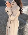 Warm Belted Trench Coat for Women