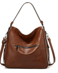 All-in-One Leather Bag with Stylish Design