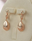 Gold Merle Drop Earrings for Women