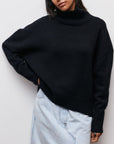 Women’s Cozy Knit Turtleneck Pullover