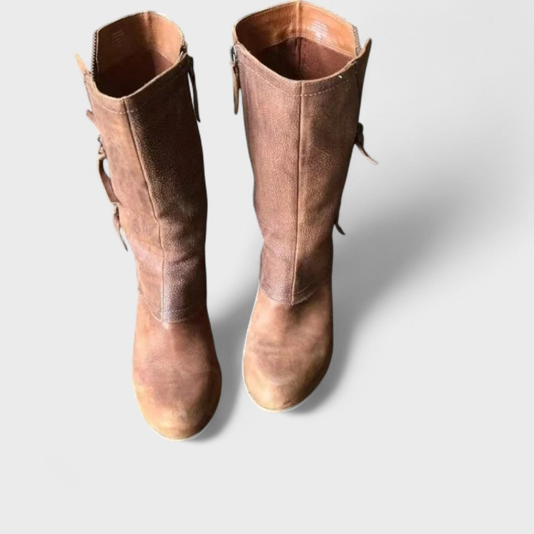 Stylish Vintage Mid-Calf Boots