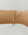 Gold & Silver Chain Bracelet