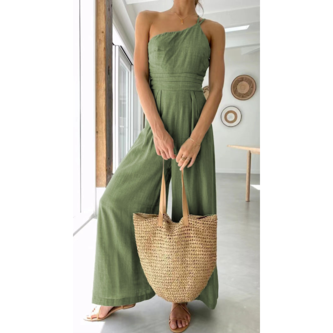 Women's One Shoulder Summer Jumpsuit