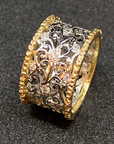 Zirconia Leaf Ring for Women