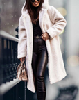 Long Winter Coat with Hood for Women