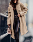Long Winter Coat with Hood for Women