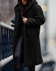 Long Winter Coat with Hood for Women