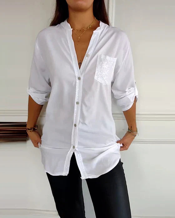 Glam Top with a Sophisticated Edge