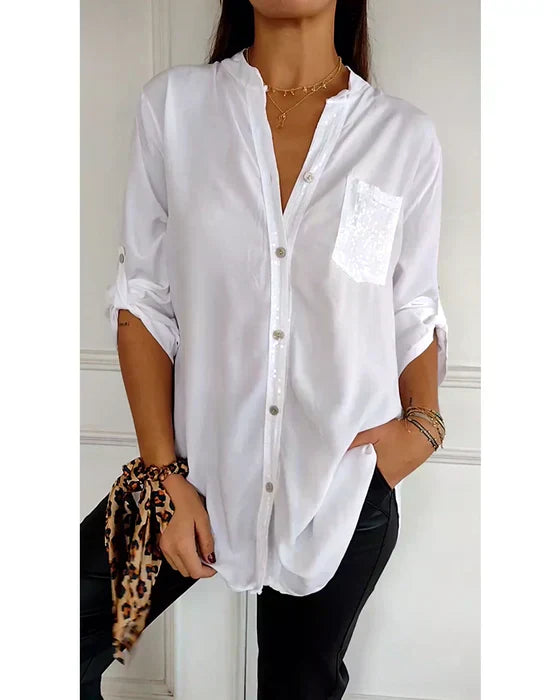 Glam Top with a Sophisticated Edge