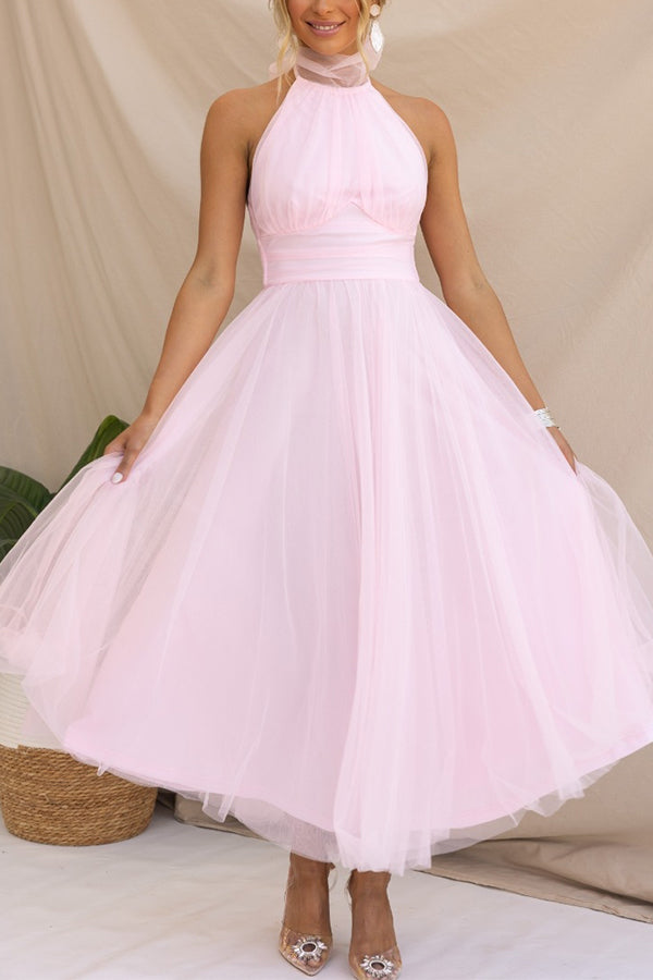 Tulle Dress With Ruffles and Flair