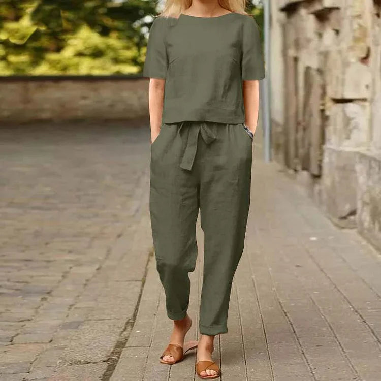 Effortless Grace Women Two-Piece Set