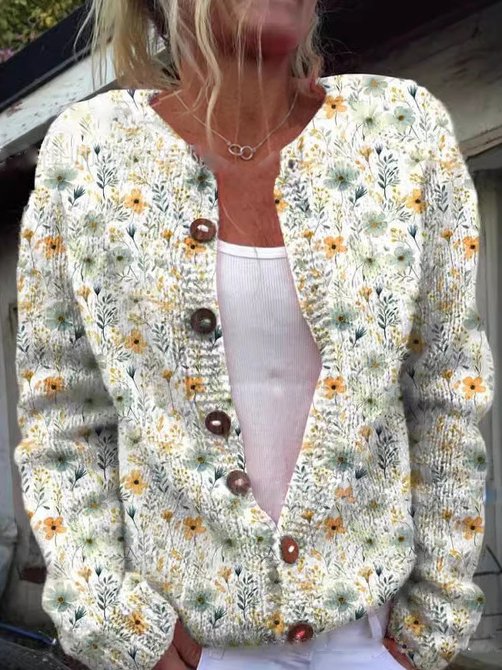 Elizabeth Warm Cardigan with Elegant Drape