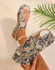 Vintage-Inspired Boho Beach Sandals