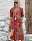 Trendy Summer Dress with Delicate Leopard Lace