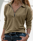 Chic Women’s Long Sleeve Top Casual Wear