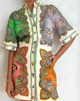 Coastal Mermaid Shirt Dress