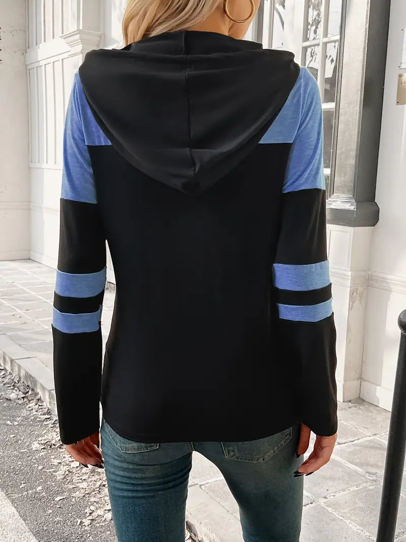 Elegant Casual Long Sleeve Hoodie