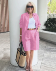 Women's Cardigan Two-Piece Set