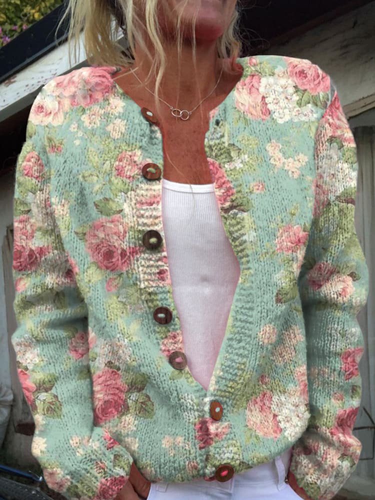 Elizabeth Warm Cardigan with Elegant Drape