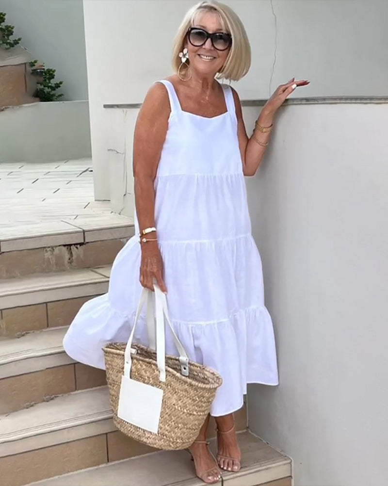 Stacked Sleeveless Boho Dress