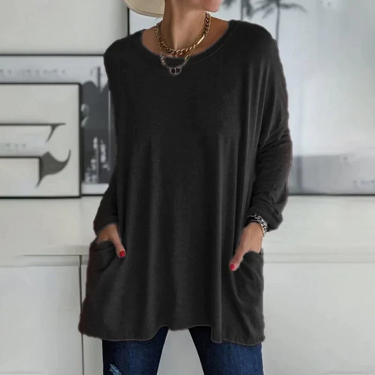 Casual Oversized Round Neck Sweater