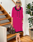 Side Pockets Mid-length Dress