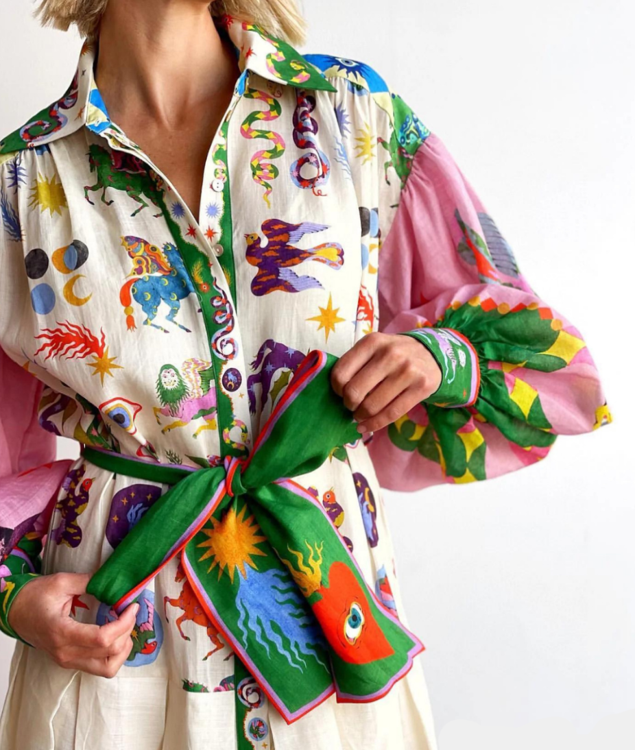 Fun Filled Color Burst Dress