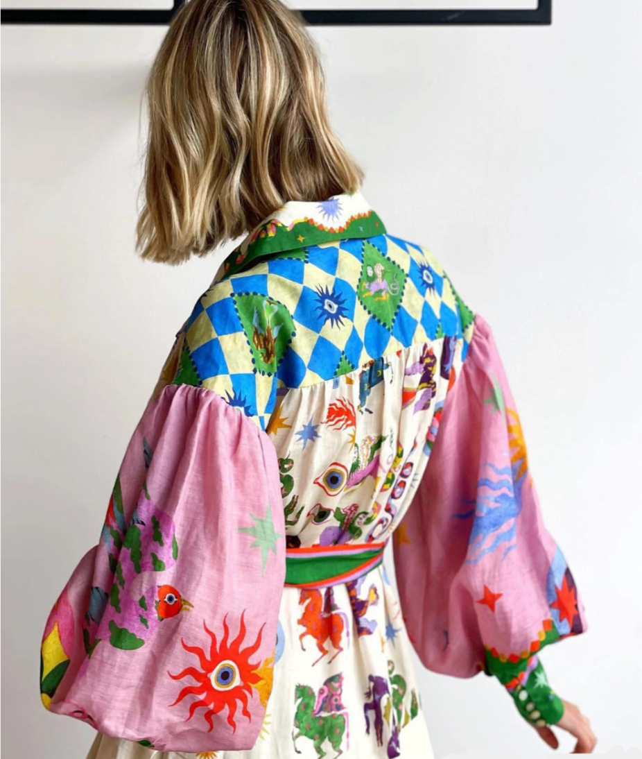Fun Filled Color Burst Dress