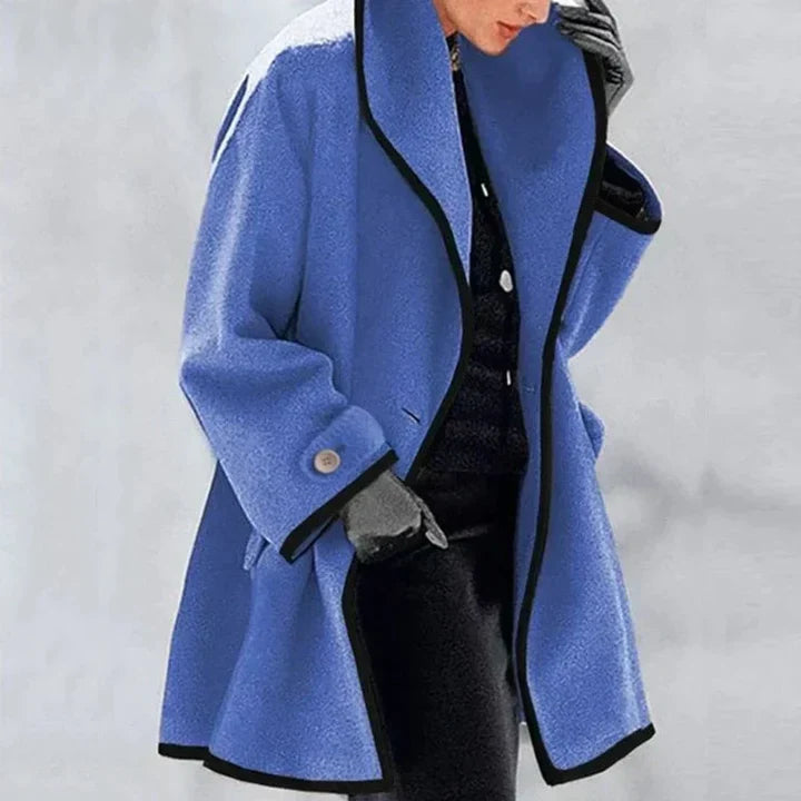 Stylish Double Breasted Wool Coat