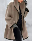 Stylish Double Breasted Wool Coat