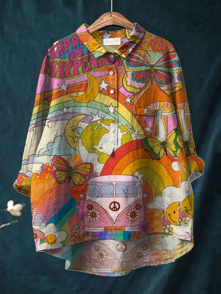 Peace Art Shirt with Hippie Vibe