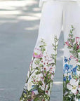 Elegant Printed Sleeveless Two-Piece Set
