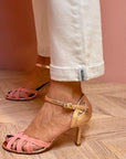 High Heeled Open Toe Sandals
