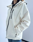 Casual Rain Jacket with Hood Women
