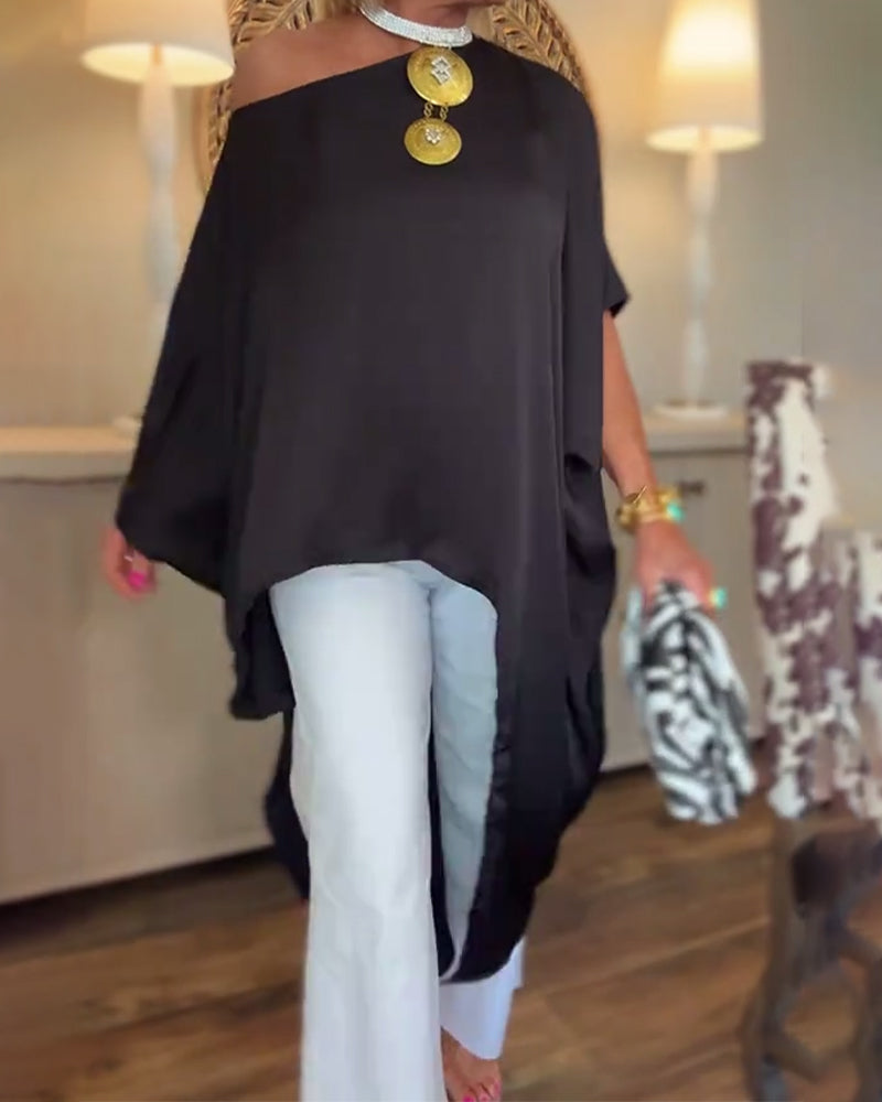 Chic Cascade Longline Top