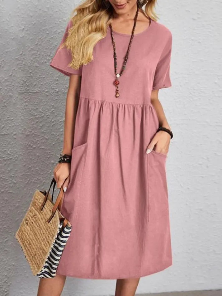 Soft Flowing Dress with Casual Ease