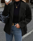 Stylish Double-Breasted Jacket with Button Details