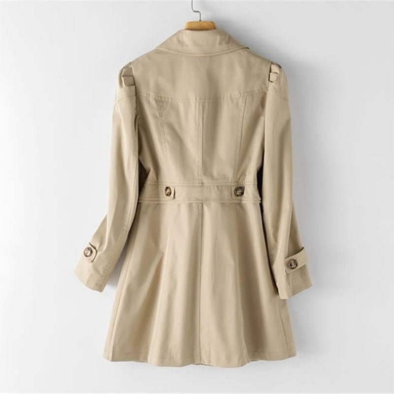 Elegant Long Trench Coat for Women