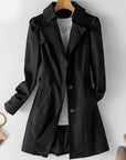 Elegant Long Trench Coat for Women