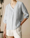 Women's Striped Casual Shirt