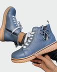 Orthopedic Leather Ankle Boots