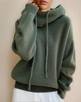 Meriam Soft Knit Hoodie with Winter Comfort