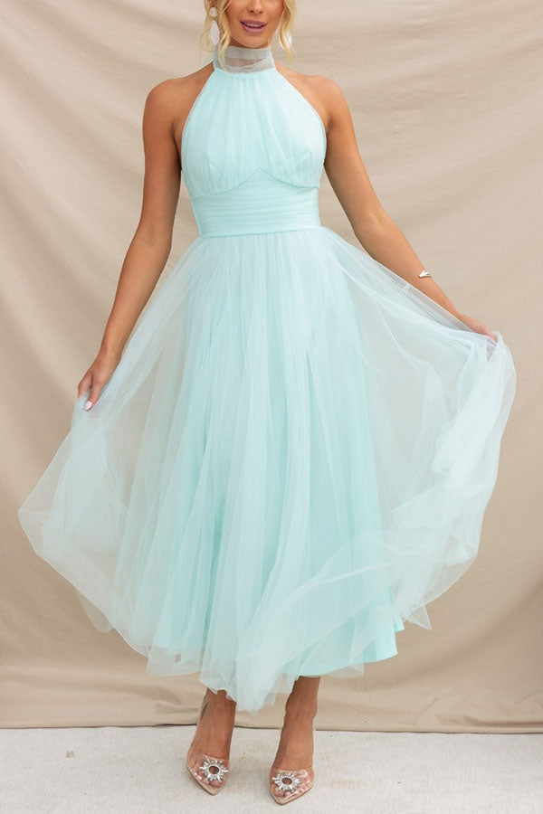 Tulle Dress With Ruffles and Flair