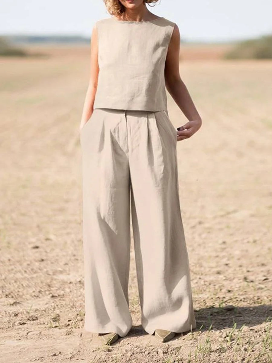 Casual Simple Two-Piece Set