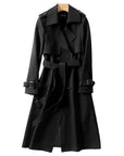 Longline Trench Coat for Women