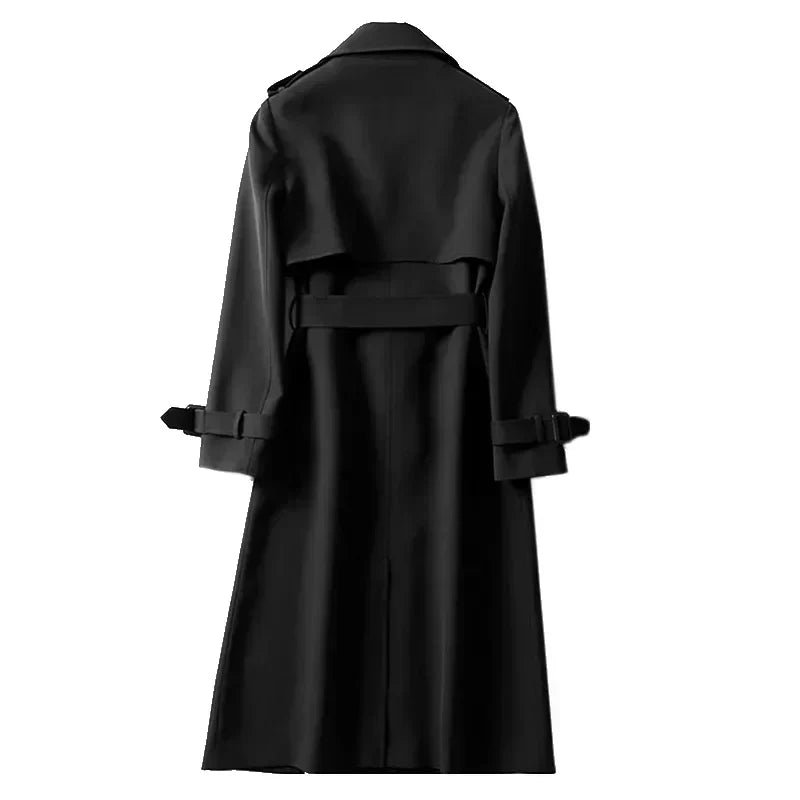 Longline Trench Coat for Women