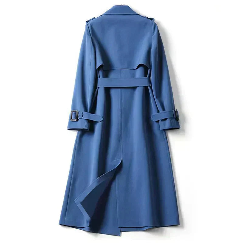 Longline Trench Coat for Women